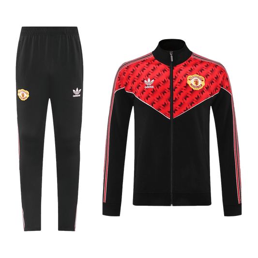 Manchester United Trainingsjack Set(Jas+Broek) 2025/26 Red&Black