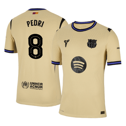 PEDRI #8 Barcelona Uit Spelersversie Voetbalshirt 2025/26 - Slim Fit