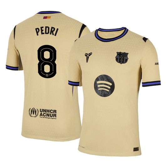 PEDRI #8 Barcelona Uit Spelersversie Voetbalshirt 2025/26 - Slim Fit