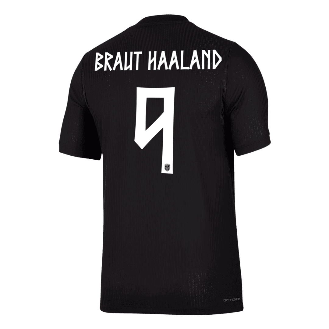 BRAUT HAALAND #9 Noorwegen Spelersversie Uitshirt WK Voetbal 2026 - slim fit