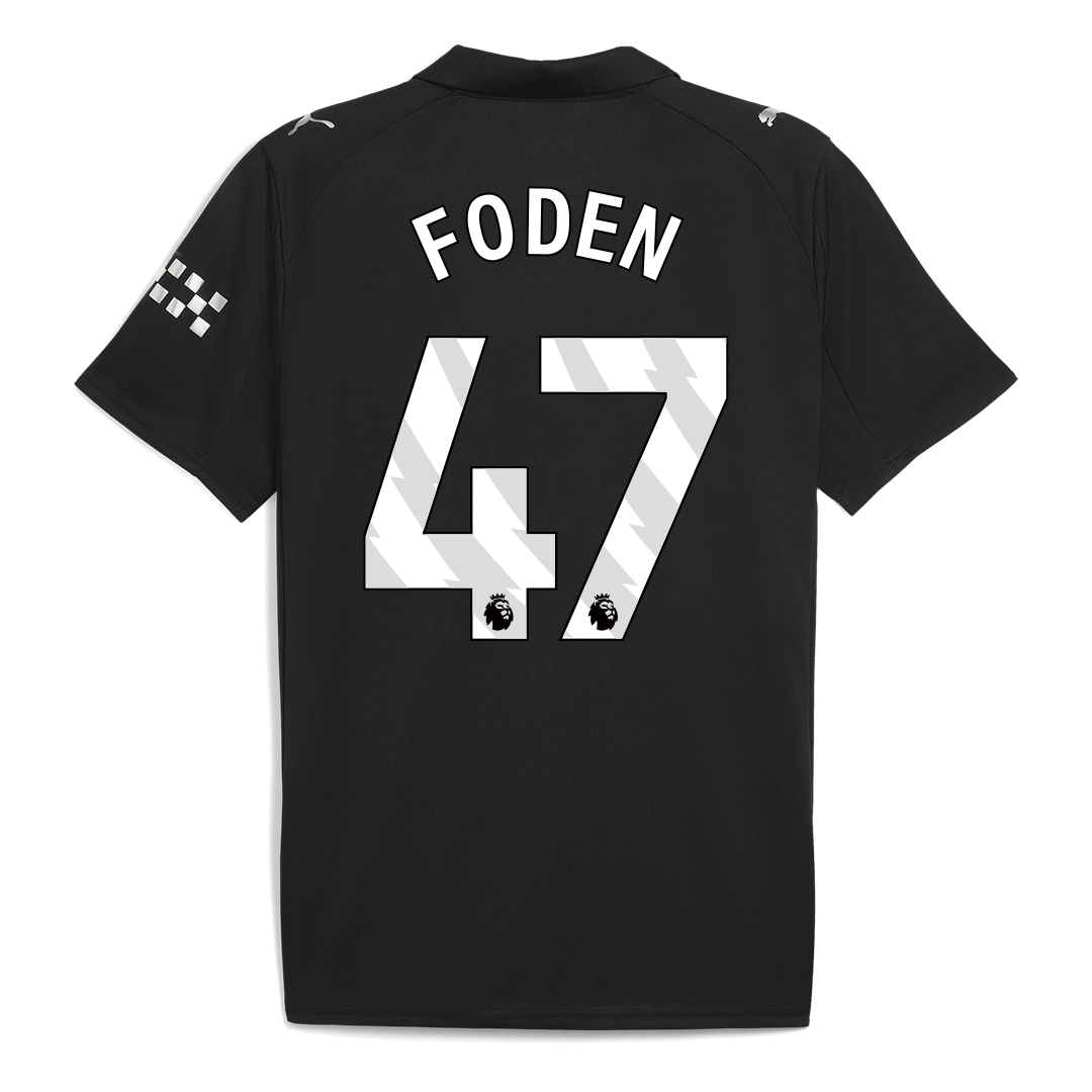 FODEN #47 Heren Manchester City Uit Voetbalshirt 2025/26
