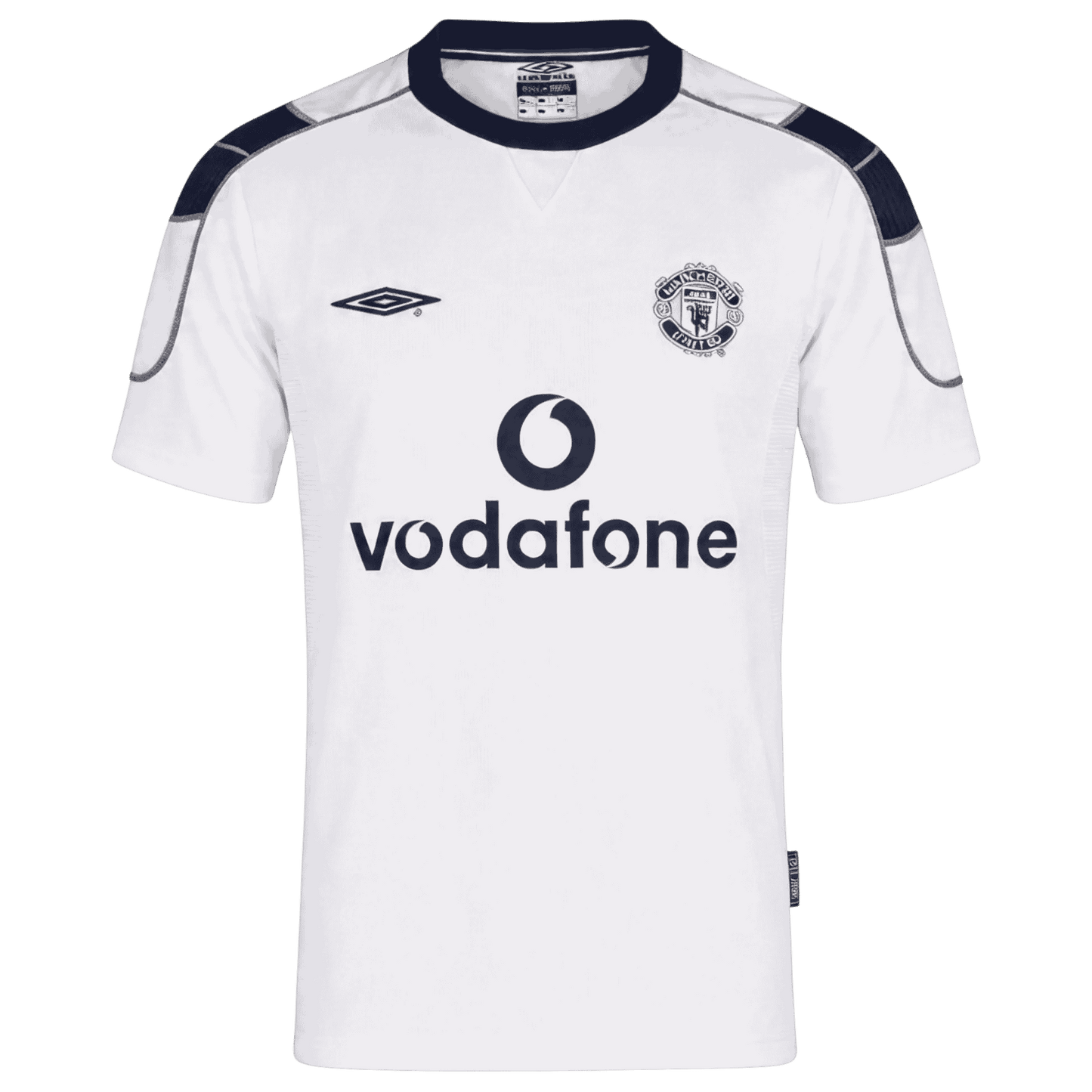 Retro Manchester United Uit Voetbalshirt 2000/01 - voorkant