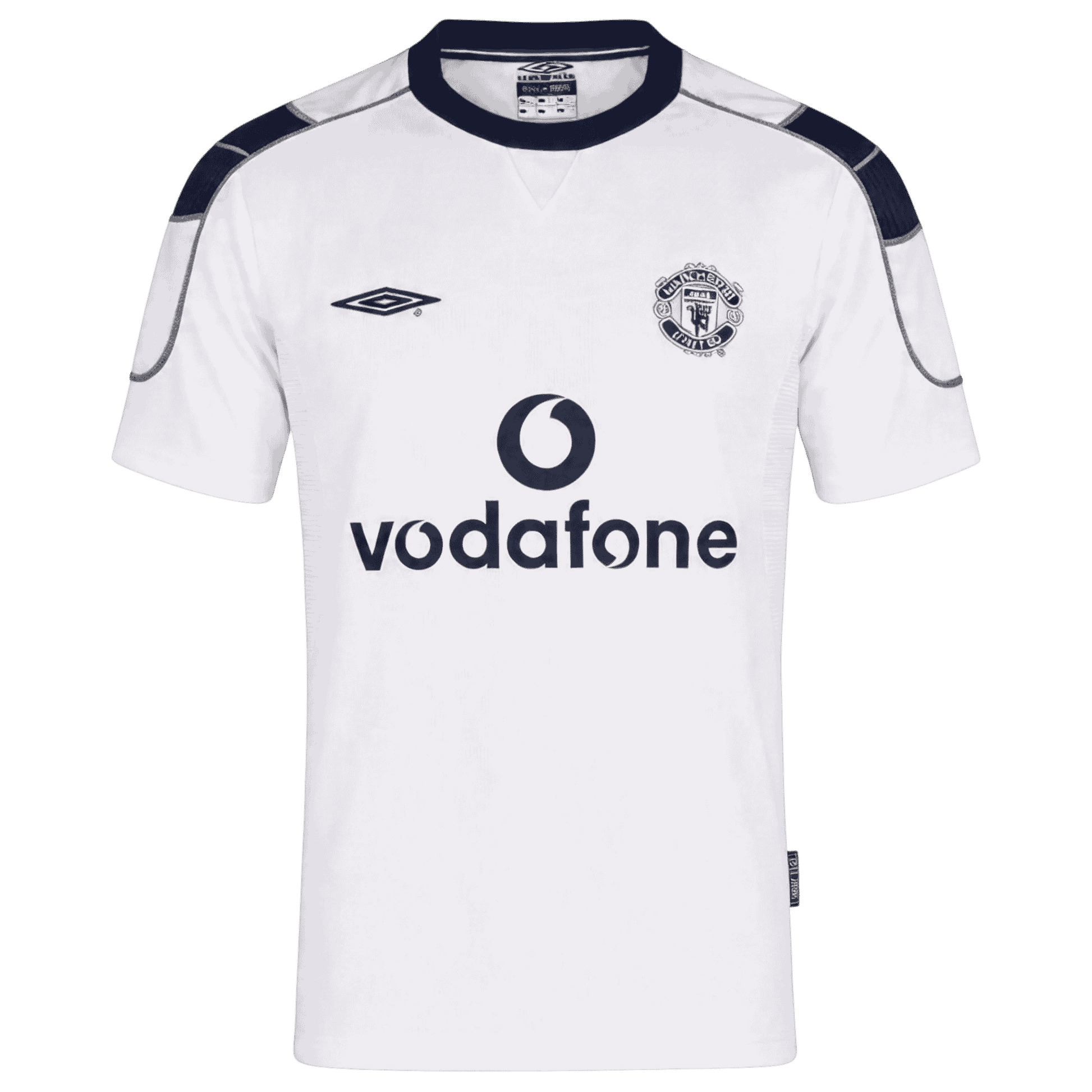 Retro Manchester United Uit Voetbalshirt 2000/01 - voorkant