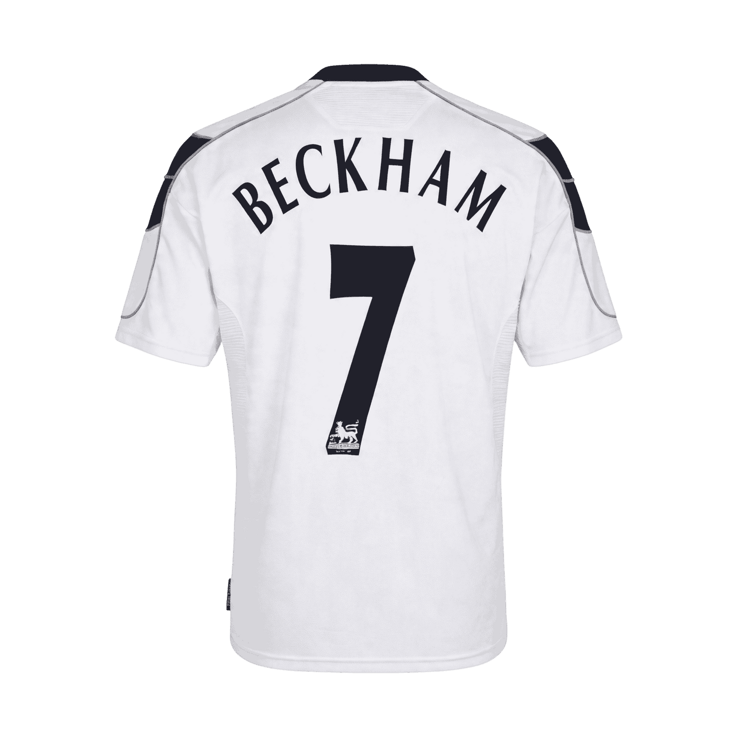 BECKHAM #7 Retro Manchester United Uit Voetbalshirt 2000/01 - voorkant