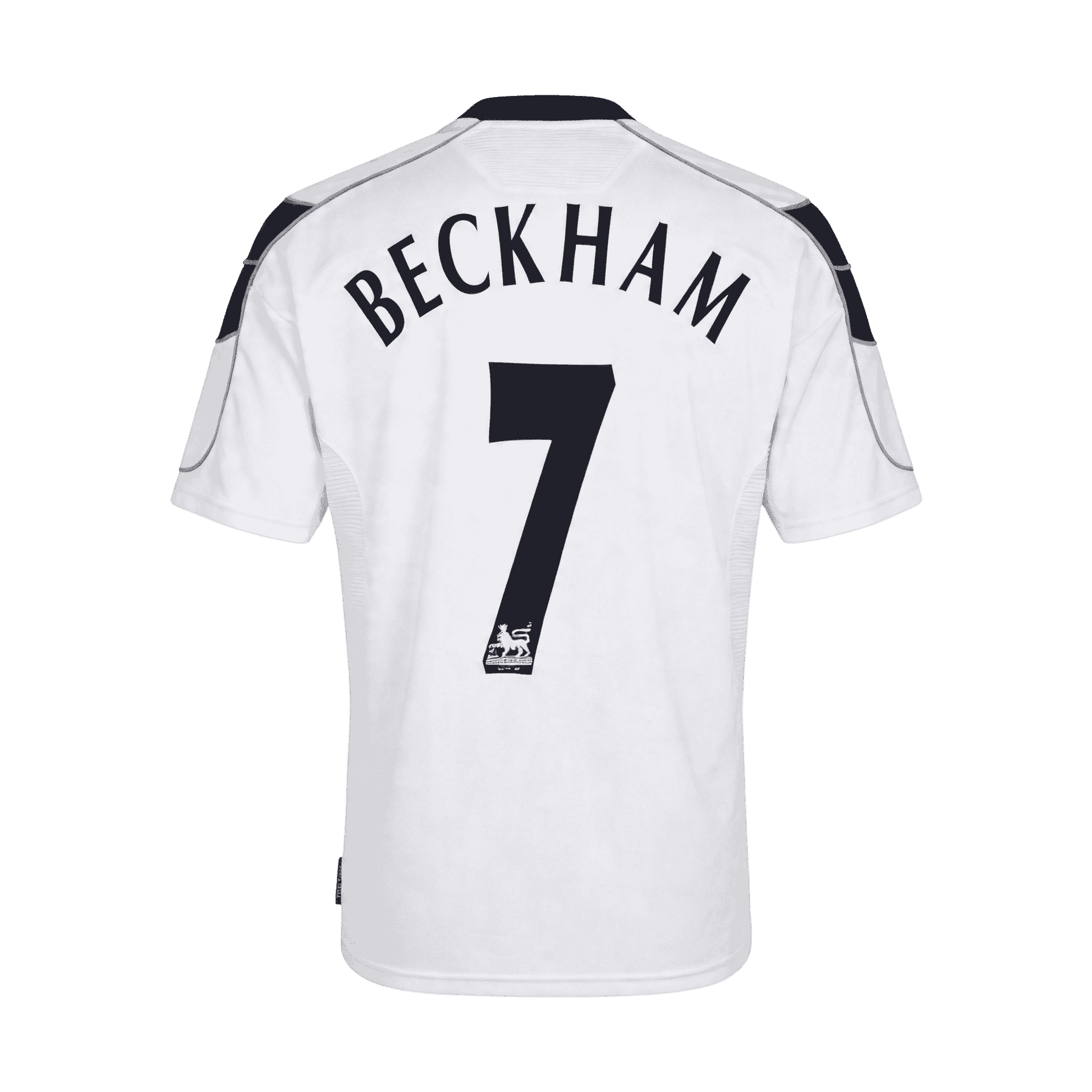 BECKHAM #7 Retro Manchester United Uit Voetbalshirt 2000/01 - voorkant