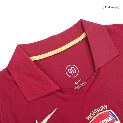 Retro Arsenal Thuis Voetbalshirt 2005/06 - zijkant