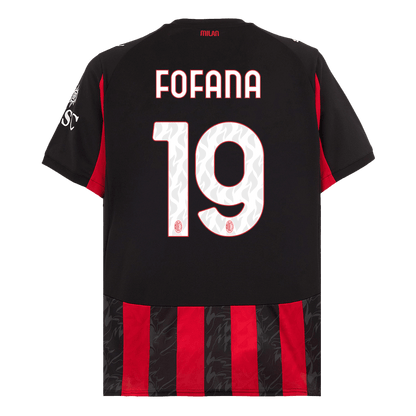 FOFANA #19 Heren AC Milan Thuis Voetbalshirt 2025/26 [PREMIUM]