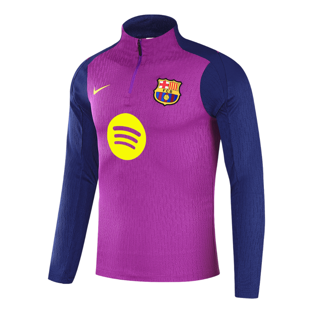 Barcelona Joggingpak met rit Set(top+broek) 2025/26 Purple
