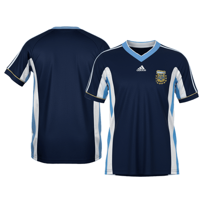 Retro Argentina Uit Voetbalshirt 1998