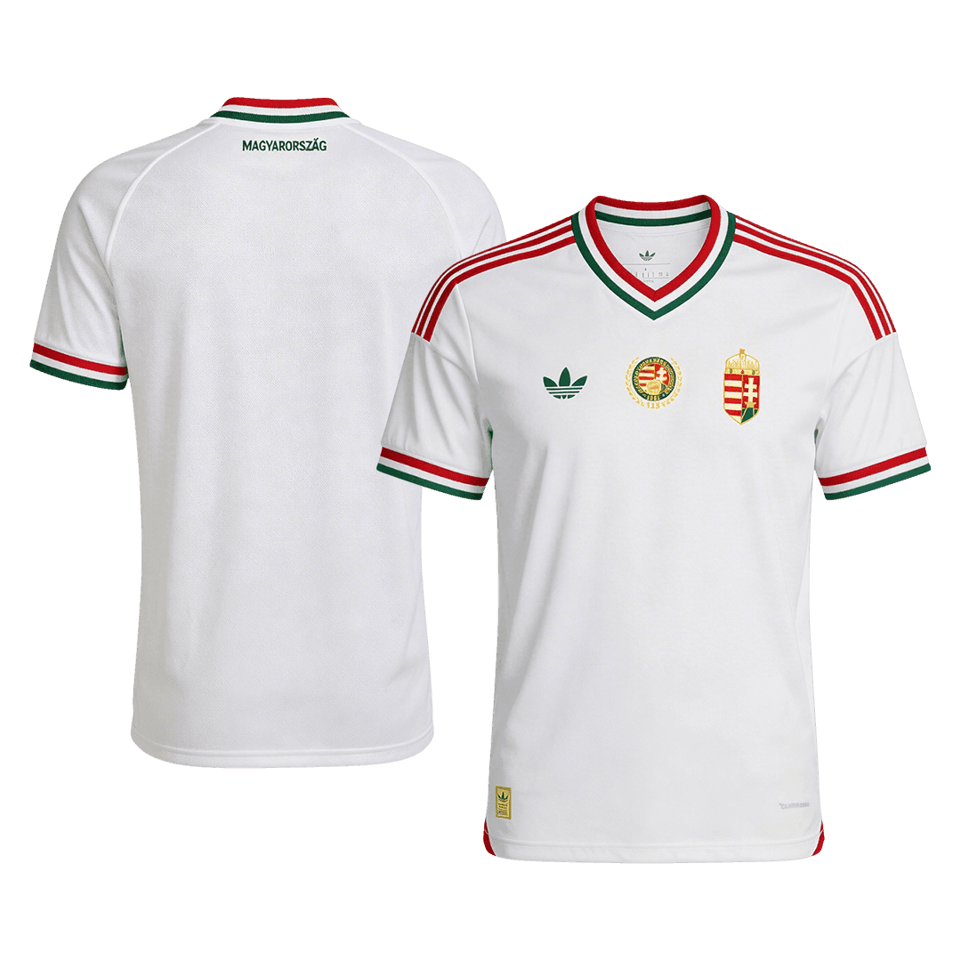 Heren Hungría Uit Voetbalshirt WK Voetbal 2026 - achterkant
