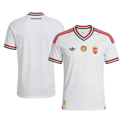 Heren Hungría Uit Voetbalshirt WK Voetbal 2026 - achterkant