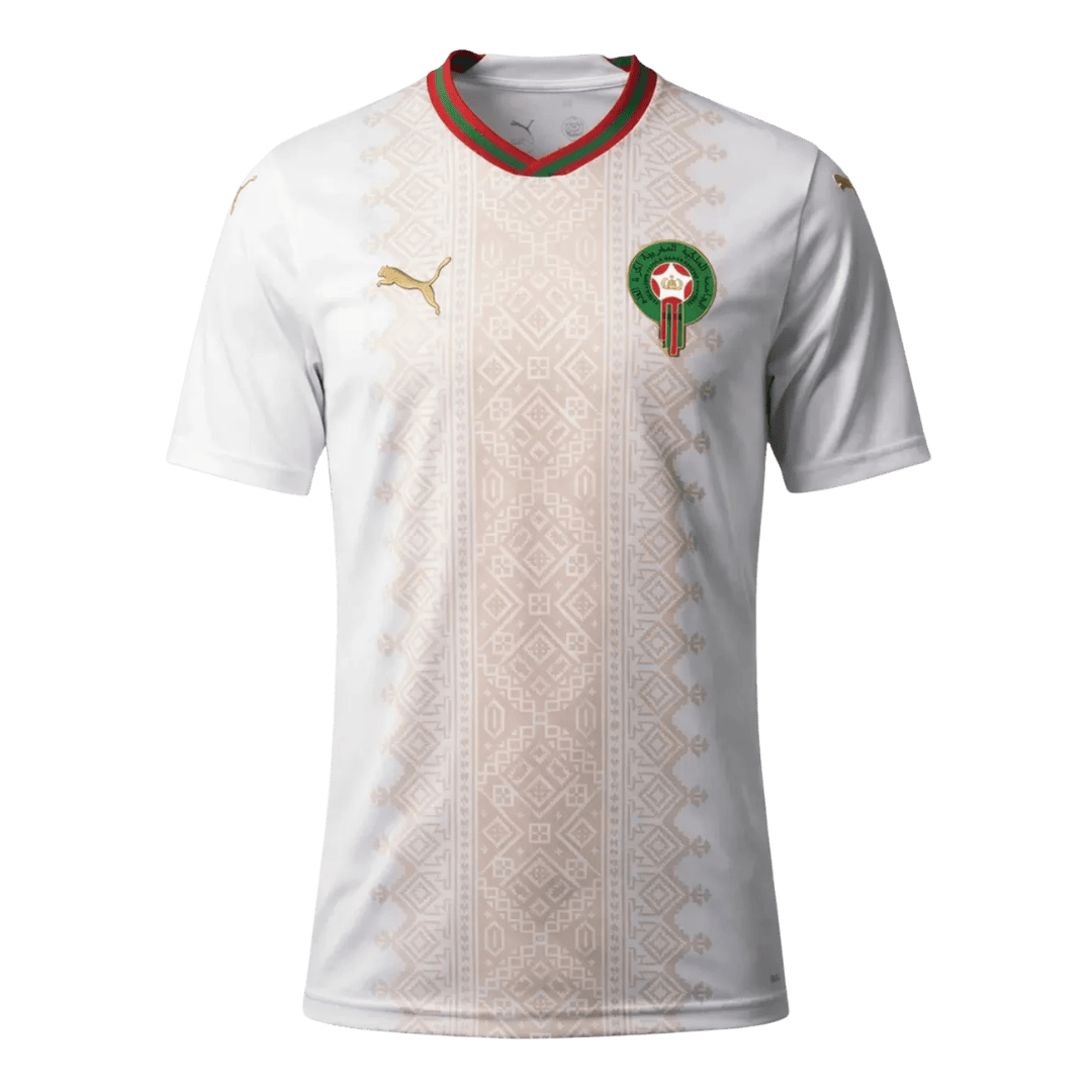 Heren Morocco Uit Voetbalshirt WK Voetbal 2026 - voorkant