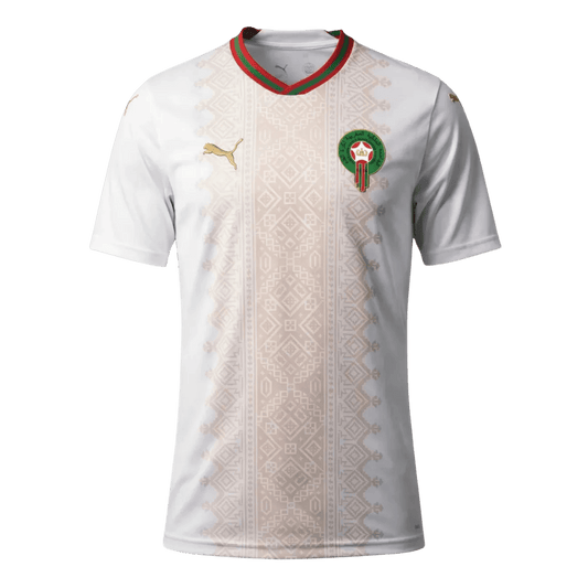 Heren Morocco Uit Voetbalshirt WK Voetbal 2026 - voorkant
