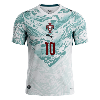 BERNARDO #10 Heren Portugal Uit Voetbalshirt WK Voetbal 2026