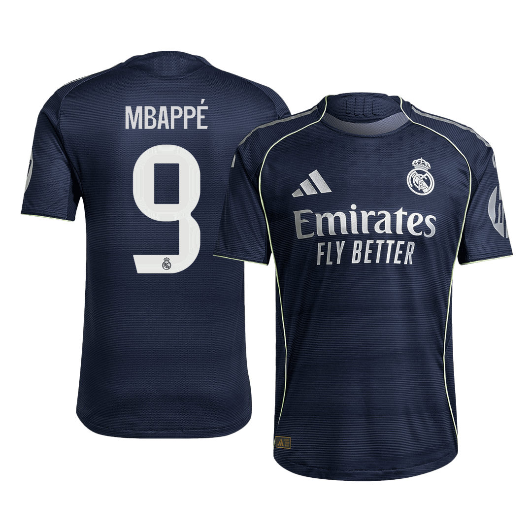MBAPPé #9 Real Madrid Uit Spelersversie Voetbalshirt 2025/26 - Slim Fit