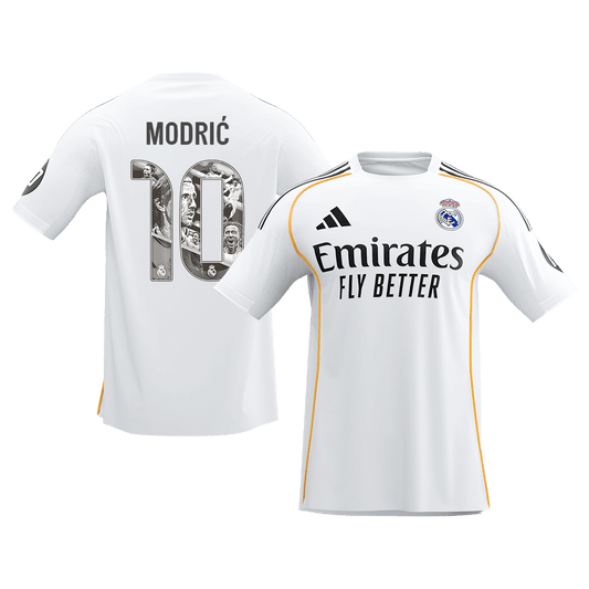MODRIĆ Special #10 Heren Real Madrid Thuis Voetbalshirt 2025/26 [PREMIUM]