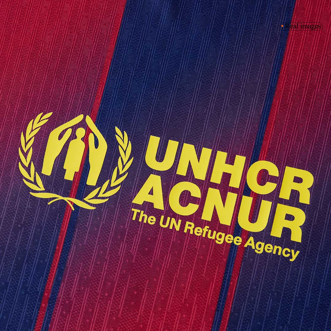 Barcelona Thuis Spelersversie Voetbalshirt 2025/26 - Slim Fit