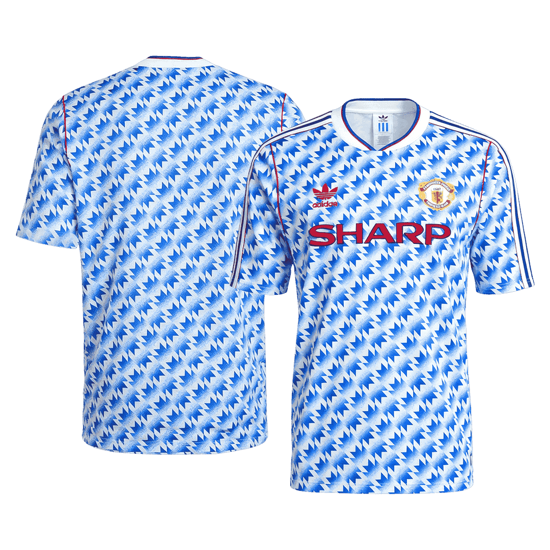 Retro Manchester United Uit Voetbalshirt 1990/92 - achterkant