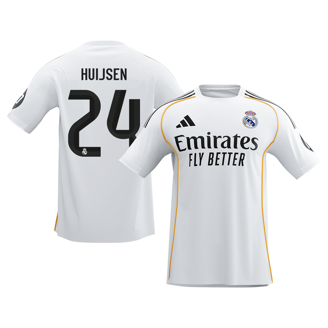 HUIJSEN #24 Heren Real Madrid Thuis Voetbalshirt 2025/26 [PREMIUM]