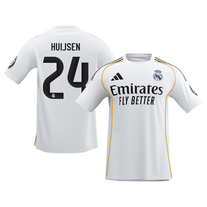 HUIJSEN #24 Heren Real Madrid Thuis Voetbalshirt 2025/26 [PREMIUM]
