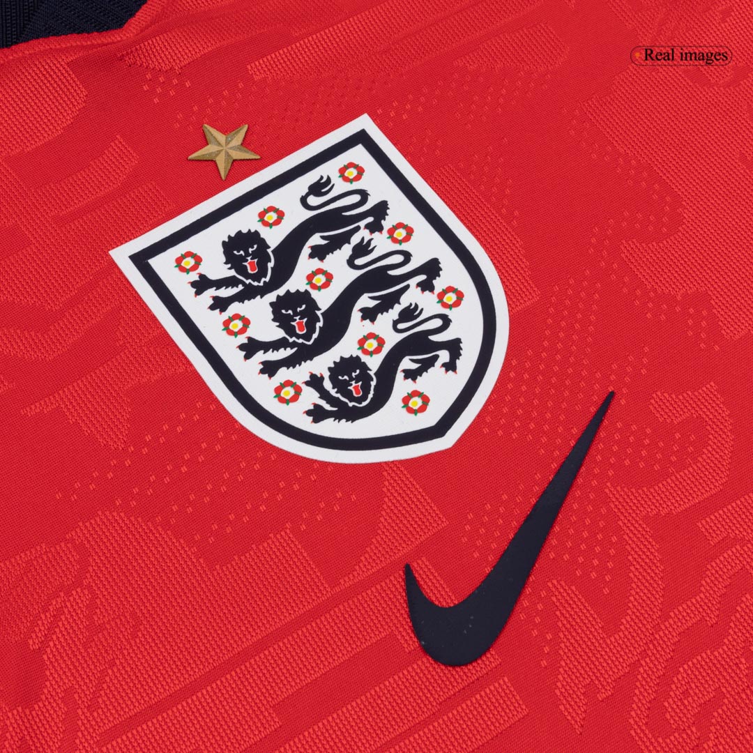 KANE #9 England Uit Spelersversie Voetbalshirt WK Voetbal 2026 - Slim Fit - close-up