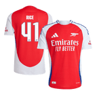 RICE #41 Arsenal Thuis Spelersversie Voetbalshirt 2024/25 - UCL - Slim Fit