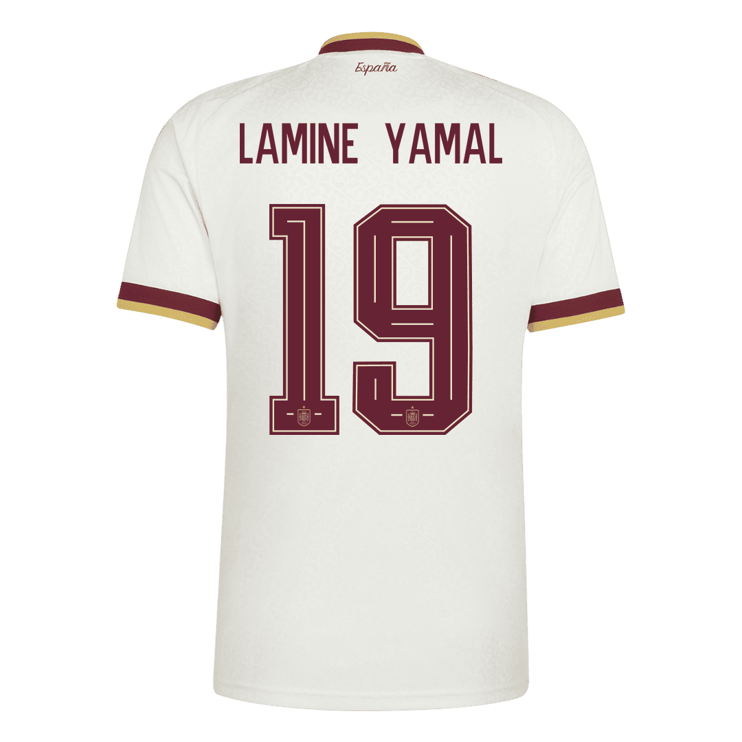 LAMINE YAMAL #19 Heren Spanje Uitshirt WK Voetbal 2026【Kampioenseditie】