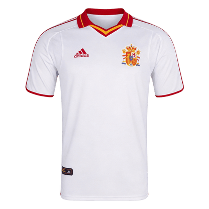 Retro Spain Uit Voetbalshirt 2000 - voorkant