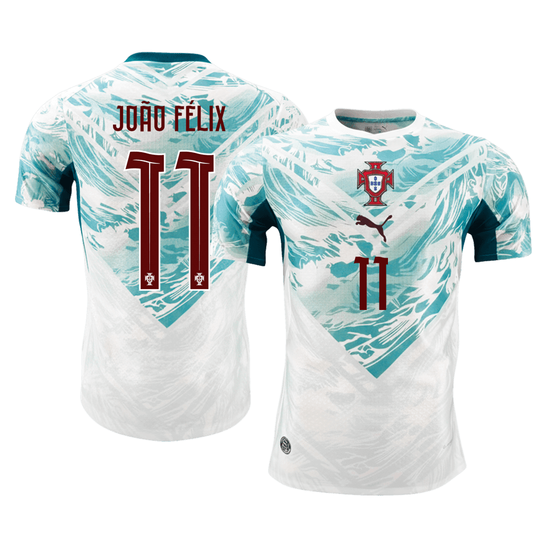 JOÃO FÉLIX #11 Portugal Uit Spelersversie Voetbalshirt WK Voetbal 2026 - Slim Fit