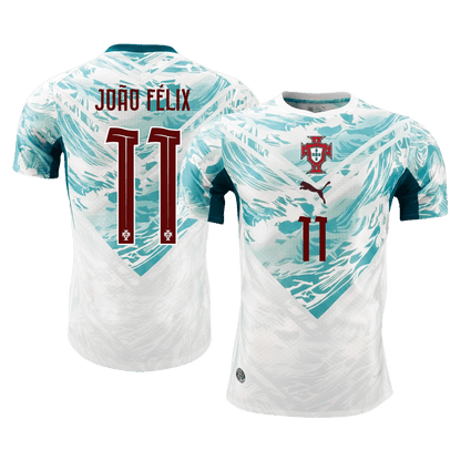 JOÃO FÉLIX #11 Portugal Uit Spelersversie Voetbalshirt WK Voetbal 2026 - Slim Fit