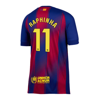 RAPHINHA #11 Heren Barcelona Thuis Voetbalshirt 2025/26 [PREMIUM]