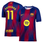 RAPHINHA #11 Heren Barcelona Thuis Voetbalshirt 2025/26 [PREMIUM]