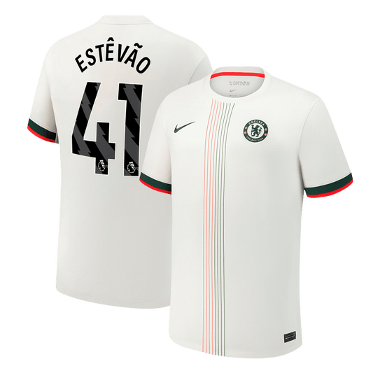 ESTÊVÃO #41 Heren Chelsea Uit Voetbalshirt 2025/26