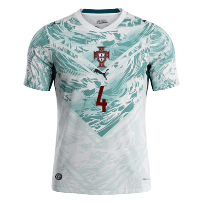 RÚBEN DIAS #4 Heren Portugal Uit Voetbalshirt WK Voetbal 2026