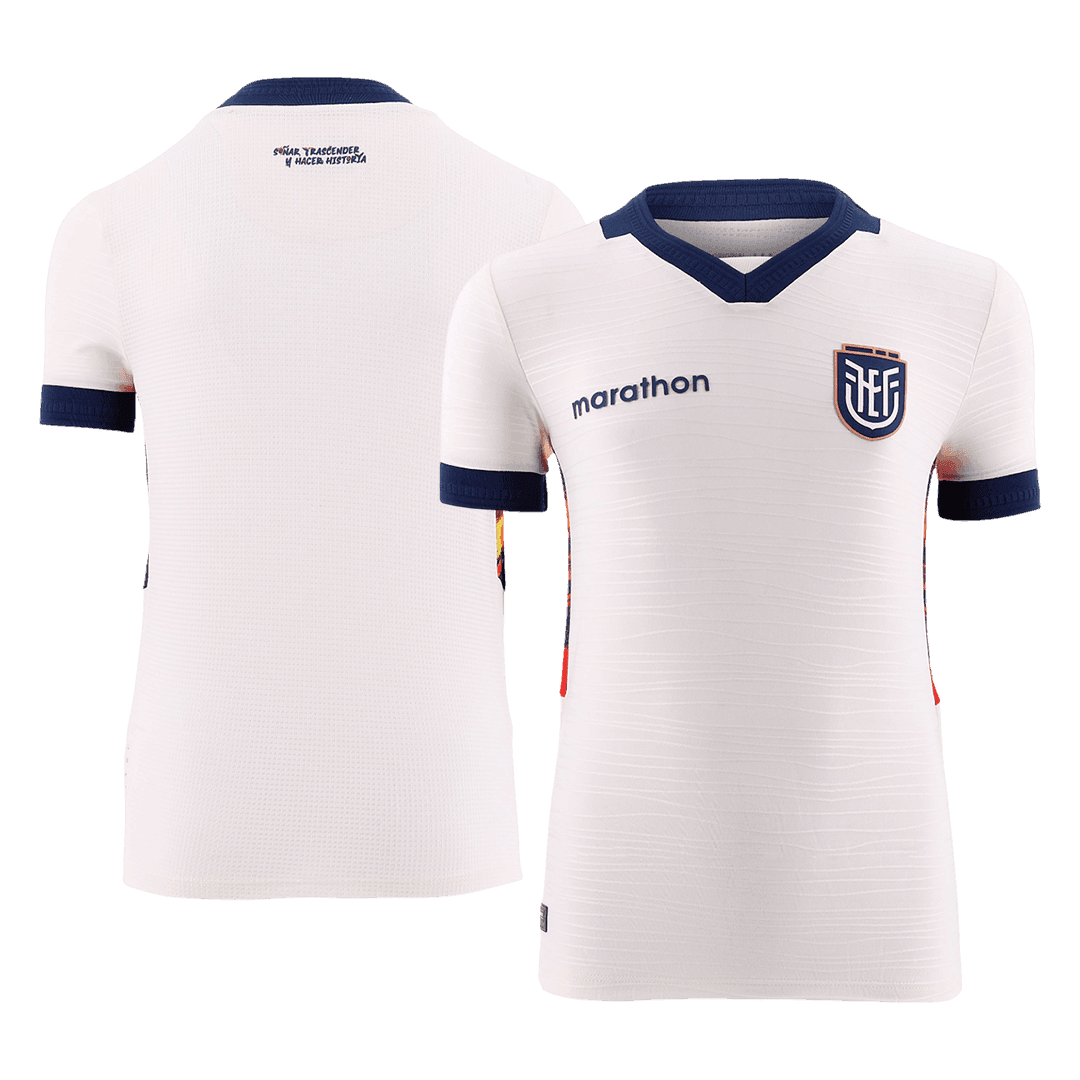 Heren Ecuador Derde Voetbalshirt WK Voetbal 2026 - achterkant