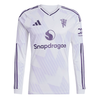 Heren Manchester United Uit Lange Mouwen Voetbalshirt 2025/26