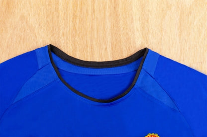 Retro Manchester United Third Voetbalshirt 2002/03 - detail