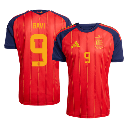 GAVI #9 Heren Spain Thuis Voetbalshirt 2026 [PREMIUM]