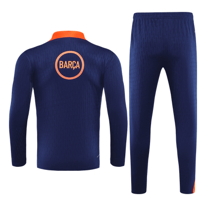Barcelona Joggingpak met rit Set(top+broek) 2025/26 Black&Orange