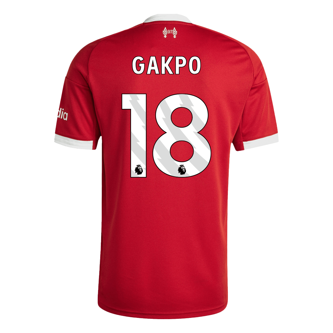 GAKPO #18 Heren Liverpool Thuis Voetbalshirt 2025/26