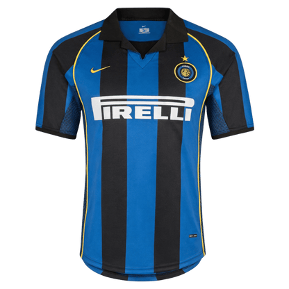 Retro Inter Milan Thuis Voetbalshirt 2001/02 - voorkant