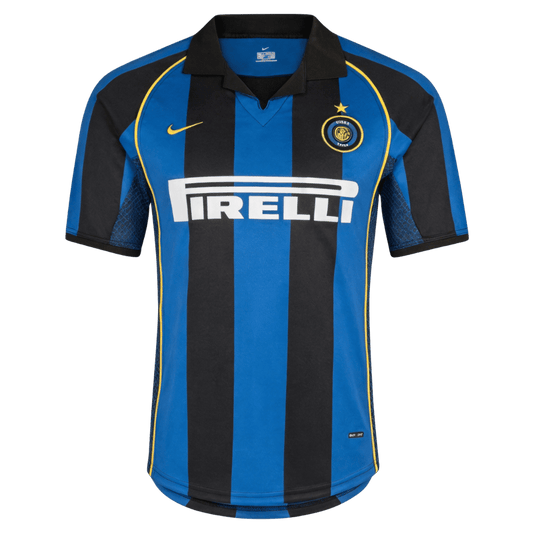 Retro Inter Milan Thuis Voetbalshirt 2001/02 - voorkant