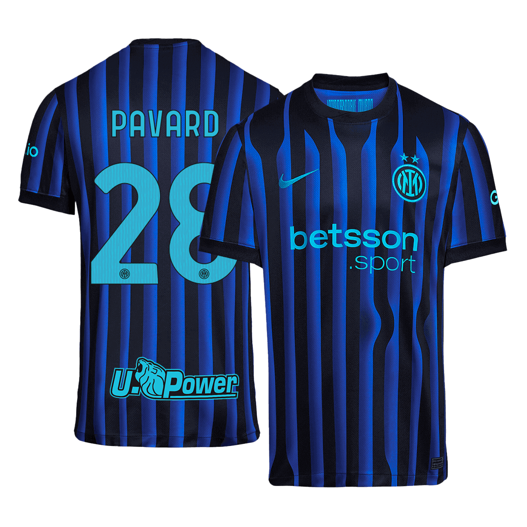 PAVARD #28 Heren Inter Milan Thuis Voetbalshirt 2025/26