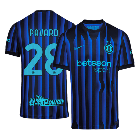 PAVARD #28 Heren Inter Milan Thuis Voetbalshirt 2025/26