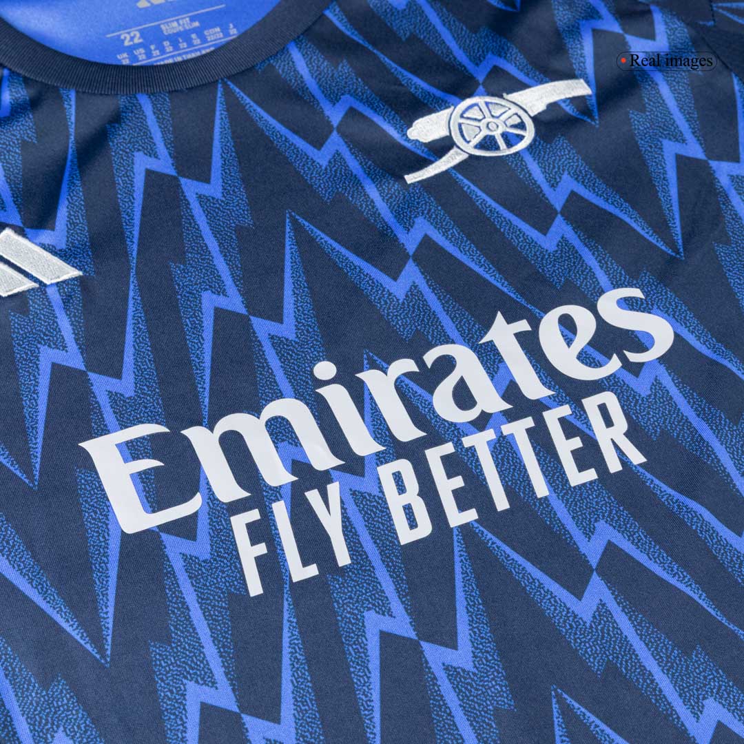 Jeugd Arsenal Uit Tenue 2025/26 - close-up