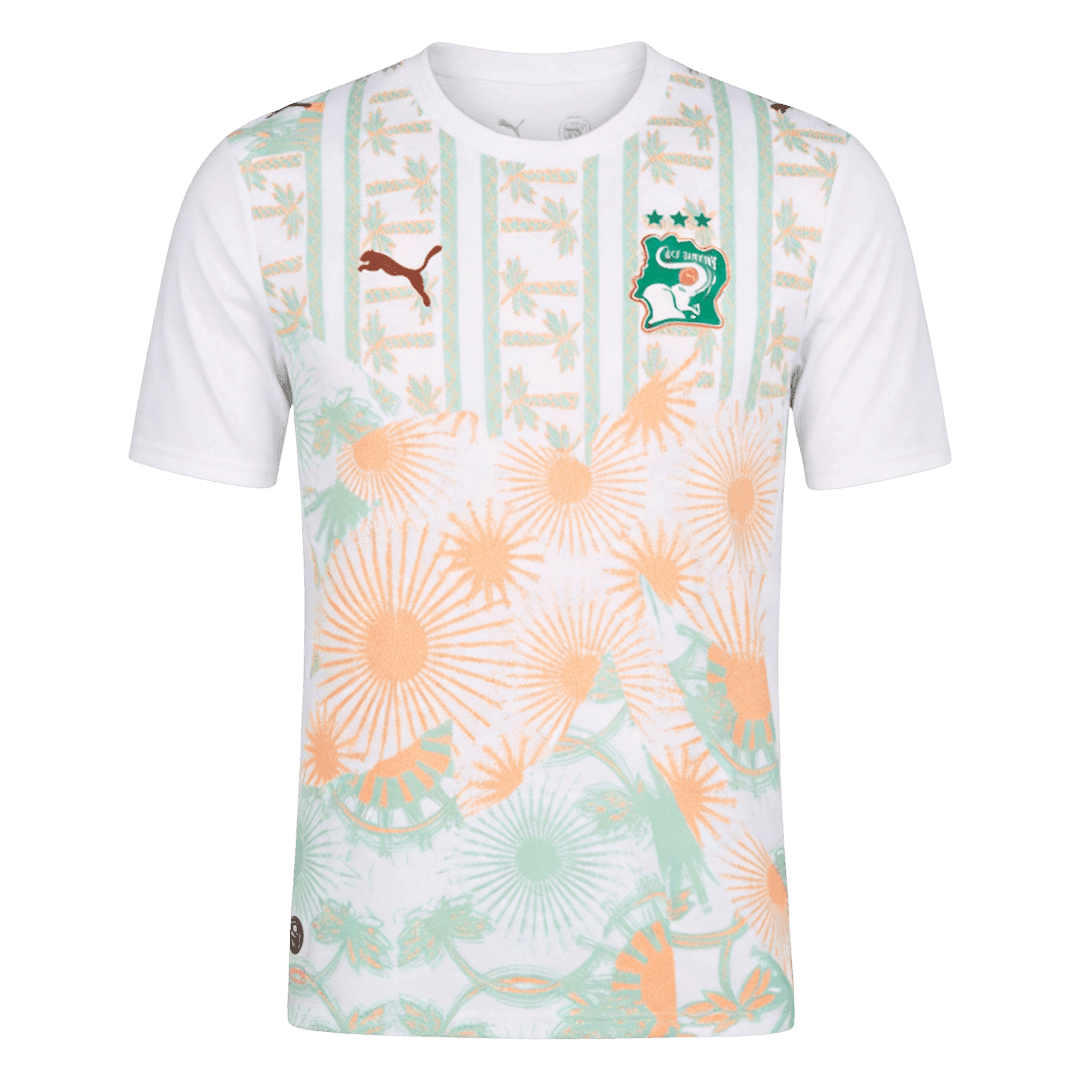Heren Côte d'Ivoire Uit Voetbalshirt WK Voetbal 2026 - voorkant