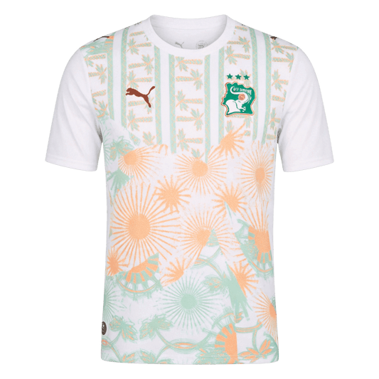 Heren Côte d'Ivoire Uit Voetbalshirt WK Voetbal 2026 - voorkant