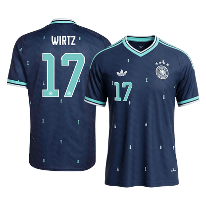 WIRTZ #17 Heren Germany Uit Voetbalshirt WK Voetbal 2026 - voorkant
