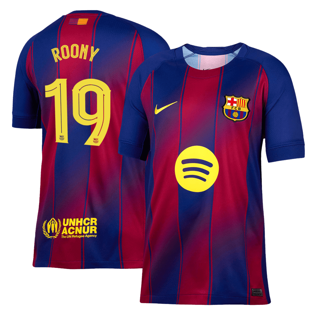 ROONY #19 Heren Barcelona Thuis Voetbalshirt 2025/26 - UCL [PREMIUM]