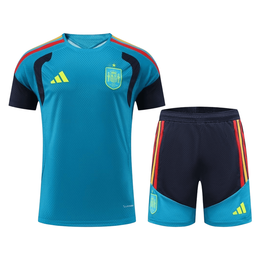Spain Pre-Match Spelersversie Set WK Voetbal 2026 - Slim Fit - voorkant